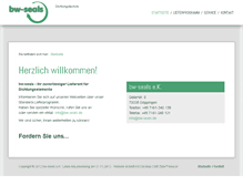 Tablet Screenshot of bw-seals.de